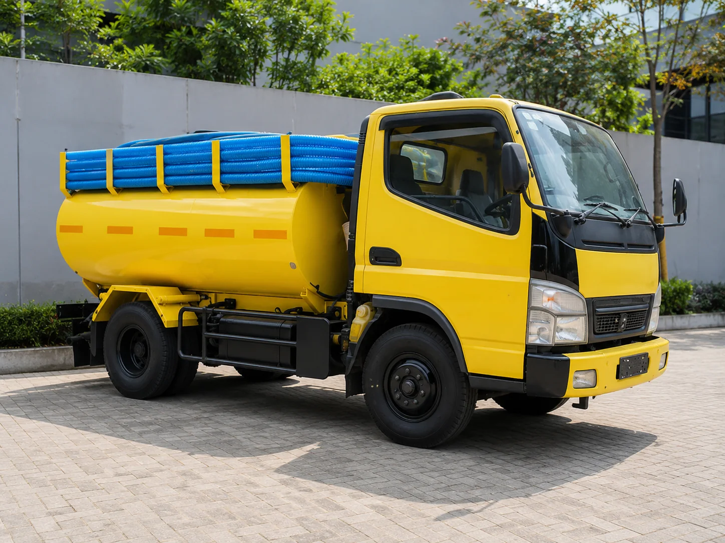 Mobil sedot WC Cleantank Service untuk sedot WC, sedot tinja, dan septic tank di Tangerang